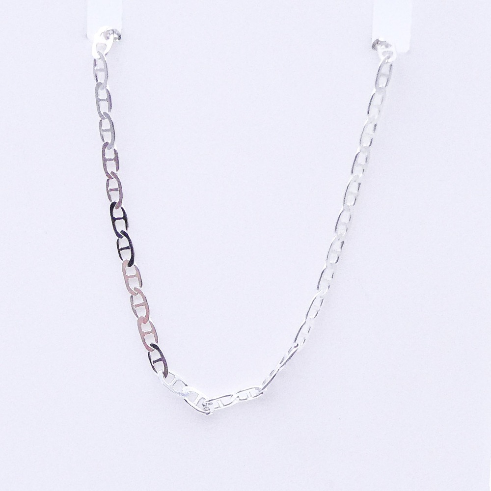 New Sterling Silver Italy Mariner Chain Necklace 22" Mens Womens 1.6 mm